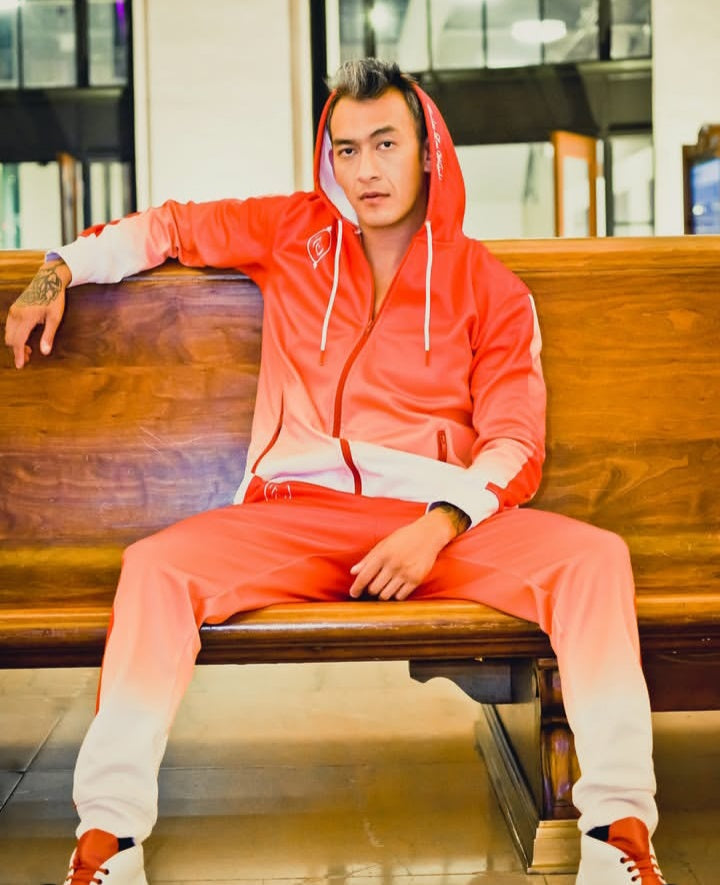 ELW Hoodie Suit : Men's Gradient Full-Zip Hoodie Set – Ensley Lee